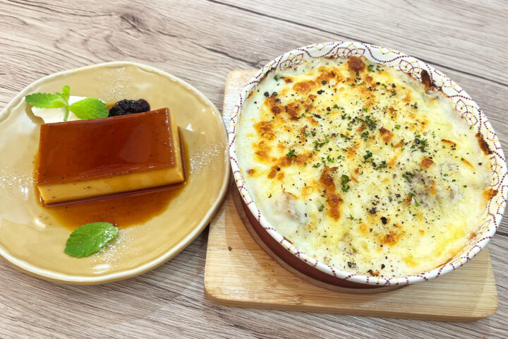 バニラ香るチキンドリアとポレポレプリン